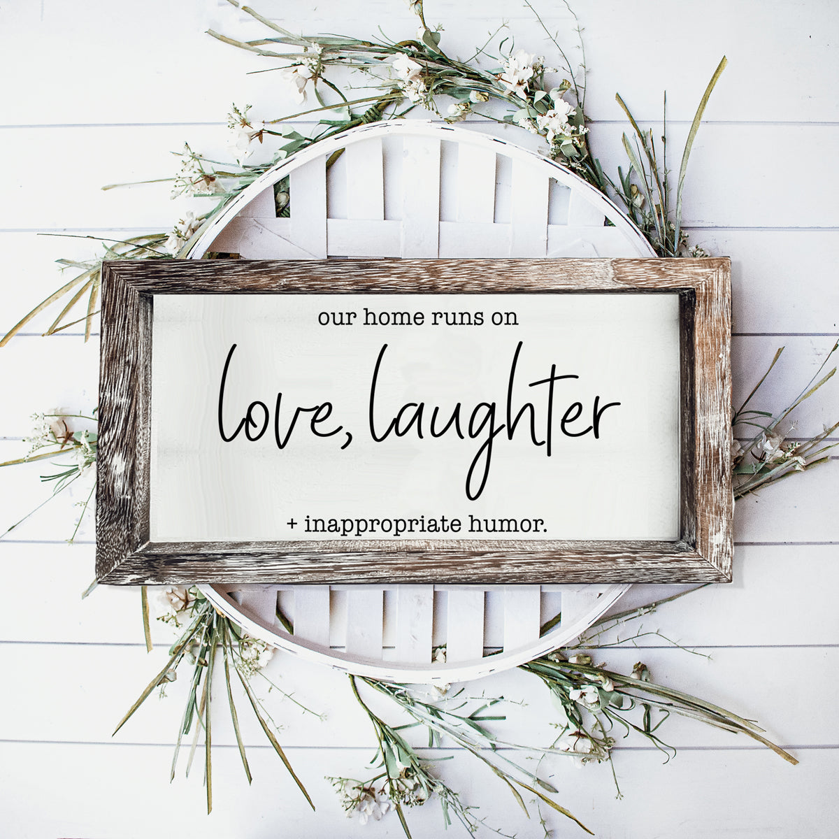 Love Laughter Sign-0